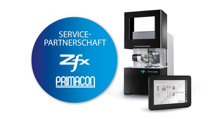 Service Partnerschaft mit Zfx und Primacon